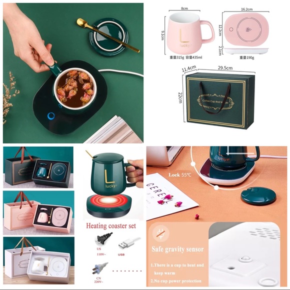 Zodiac Coffee mug set with the coffee warmer - Picture 12 of 13